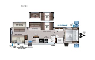 2021 EAST TO WEST Della Terra 312BH 38FT