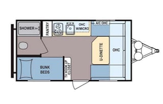 2017 Dutchmen RV Coleman Lantern LT Series 15BH