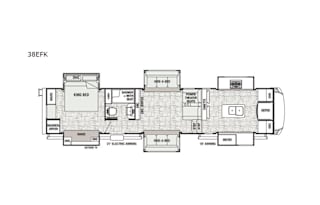 2019 Forest River RV Cedar Creek Champagne Edition 38EFK