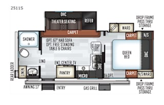 2019 Forest River RV Rockwood Mini Lite 2511S
