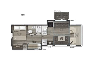 2025 Winnebago 31H Bunkhouse