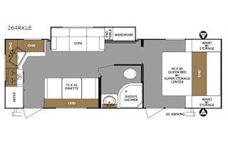 2019 Forest River RV Surveyor 264RKLE