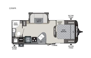 2019 Keystone RV Premier Ultra Lite 22RBPR