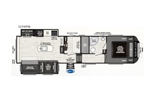 2019 Keystone RV Sprinter Campfire Edition 31FWMB