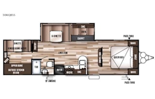 2017 Forest River RV Wildwood 30KQBSS