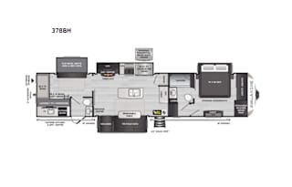 2022 Keystone RV Avalanche 378BH
