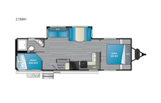 Family-friendly and spacious camper.