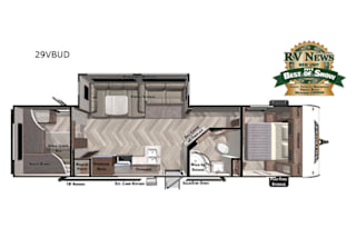 Large RV w/ two private rooms