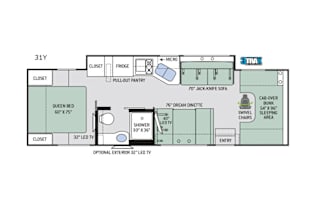 2019 Thor Motor Coach Four Winds 31Y