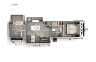 2022 Forest River RV Wildwood Heritage Glen 310BHI