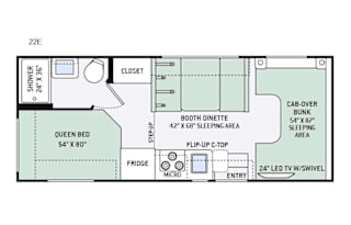 2016 Thor Motor Coach Four Winds 22E