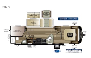 2020 Keystone RV Cougar Half-Ton 29BHS