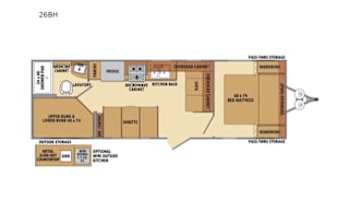 2021 Shasta RVs Shasta 26BH