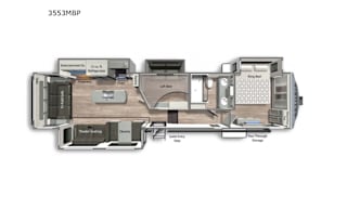 Pet Friendly Full Service Luxury 2 Bedroom RV