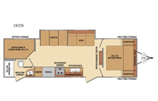 2020 Shasta RVs Shasta 26DB