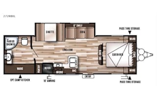 2016 Forest River RV Wildwood X-Lite 272RBXL
