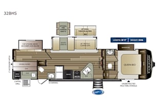 2020 Keystone RV Cougar Half-Ton 32BHS