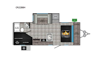 2022 CrossRoads RV Cruiser Aire CR22BBH