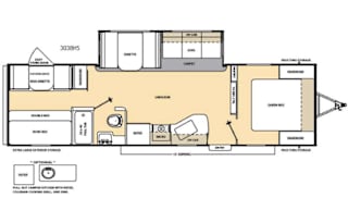 2016 Coachmen Catalina Travel Trailer, Sleeps 11 Pickup or delievery