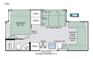 2019 Thor Motor Coach Chateau Sprinter 24BL