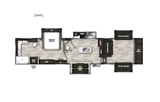 2021 Coachmen 5th Wheel Brookstone 344FL
