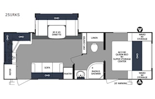 2019 Forest River RV Surveyor 251RKS