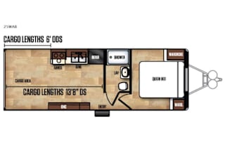 2017 Forest River RV Work and Play FRP Series25WAB