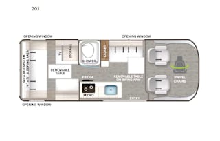 Brand New,Fully Stocked! Sleeps 4!