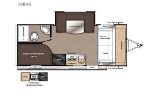 2021 Forest River RV Aurora 18BHS