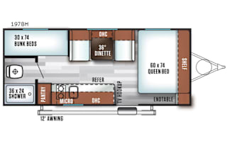 2018 Forest River RV Salem Cruise Lite FSX 197BH