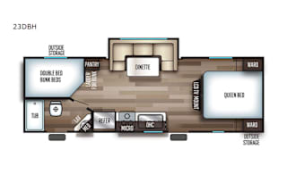 Kid Approved Bunkhouse Trailer!