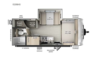 2024 Forest River RV Flagstaff E-Pro E20BHS