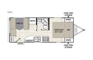 2018 Coachmen RV Freedom Express 204RD