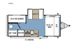 S'mors Roomy Family Friendly Lightweight Bunkhouse
