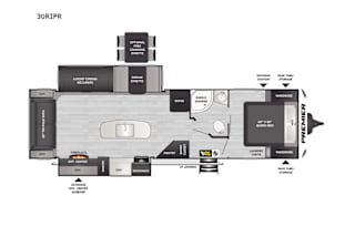 2022 Keystone RV Premier Ultra Lite 30RIPR