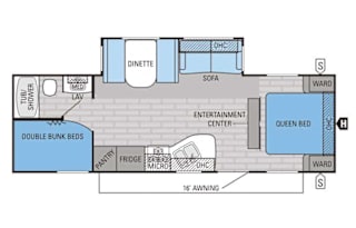 2016 Jayco Jay Flight, Sleeps 8 - 10, Bumper Pull