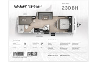 FULL TURNKEY PACKAGE! 2022 Grey Wolf 23DBHBL