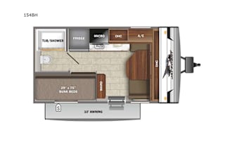 2023 Jayco Jay Flight SLX BAJA 154BH NO EXCLUSIONS