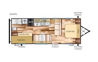 2017 Forest River RV Salem Cruise Lite 261BHXL