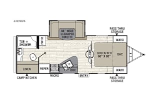 2018 Coachmen RV Freedom Express 231RBDS