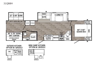 2020 Puma Bunk house