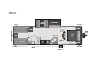 2020 Keystone Hideout 290LHS Sleeps 9