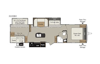 Keystone Passport 3320BH