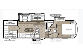2012 Forest River RV Wildcat extraLite 312BHX