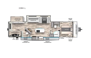 NEW 2023 Forest River Cherokee Alpha Wolf 33BH-L