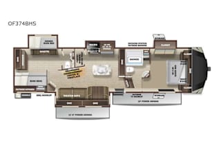 2021 Highland Ridge RV Open Range OF374BHS