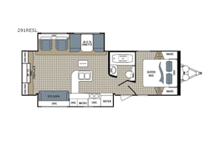 Waylon’s Double Slide living room pet friendly RV with 2 cold AC’s!