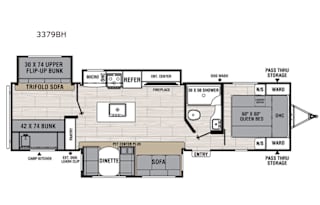 2020 Coachmen RV Spirit Ultra Lite 3379BH