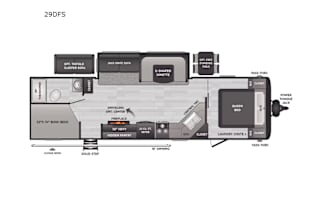 2023 Keystone Hideout 29DFS