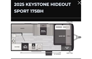 New 2025 RV Stationary. Rural area.
